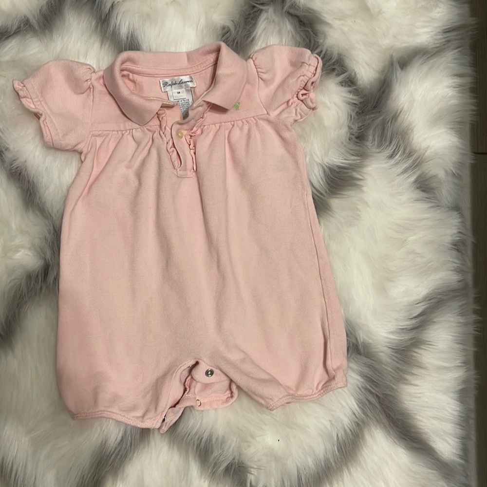Ralph Lauren Baby Girl Romper 9M